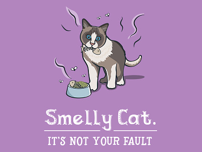 Smelly Cat – F.R.I.E.N.D.S. cat central perk friends illustration kitten kitty phoebe buffay smelly cat t shirt
