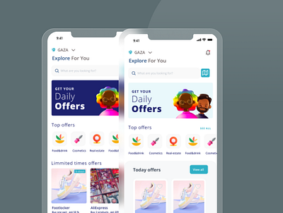 Offers App app app design design mobile mobile design offers ui ux