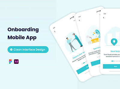 Onboarding Mobile App app app design branding car car wash design illustration logo mobile mobile design ui ux