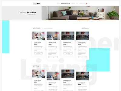 [ArchiMat] Catalog page archimat graphic design logo ui ux