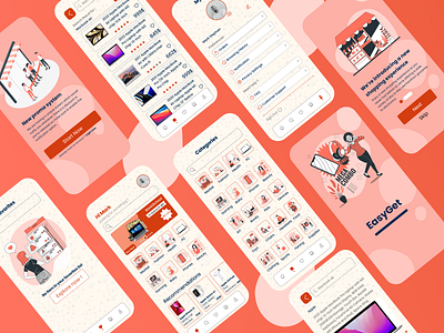 EasyGet, E-Commerce app Design