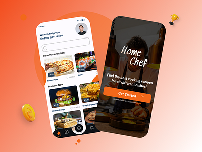 Home Chef - a cooking app branding case study cooking app design graphic design ui user experience user interface ux