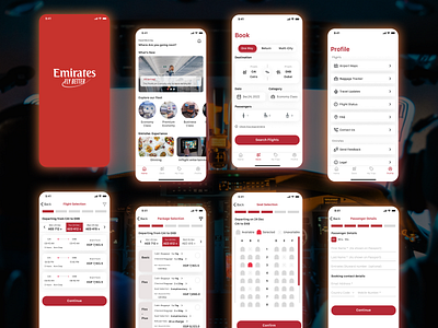 Emirates Airline booking app airline app booking booking app branding case study design emirates flight heuristic evaluation mobile design product design ui ux