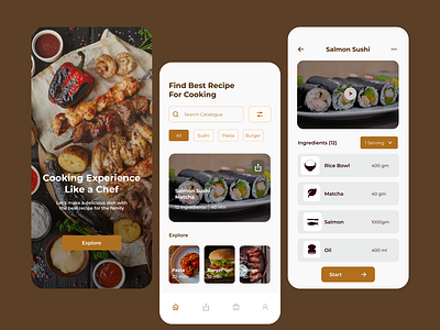 Food recipe app