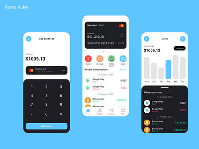 UI/Creditcard online app bank design mobile ui ux