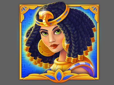 Nefertiti 2d adobe photoshop art character character design design game art game icons girl illustration