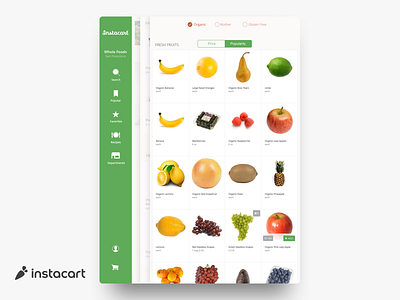 Instacart | iPad Prototype