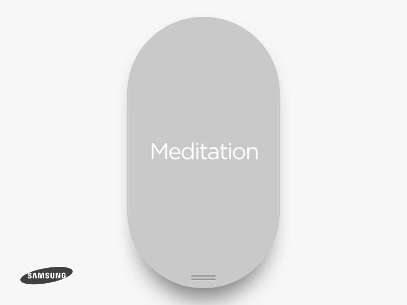 Samsung Lumen Concept pill square san francisco clean menu drawer android round flat ui