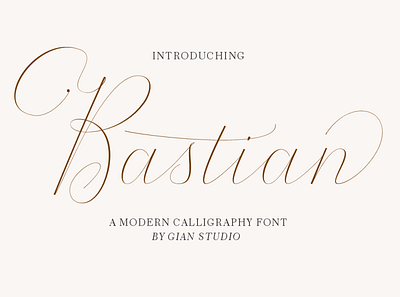 Bastian branding calligraphy design font graphic design illustration logos poster typography