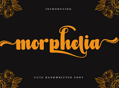 Morphelia branding calligraphy design font calligraphy graphic design logo magazine poster typography wedding
