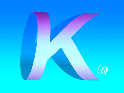 "K" TYPOGRAPHY | MIAMI design graphic design illustration typography vector