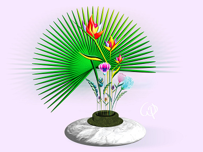 TROPICAL FLOWERS 2 | HK design digital illustration graphic design illustration vector
