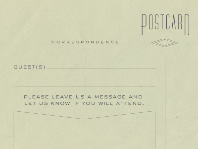 rsvp postcard