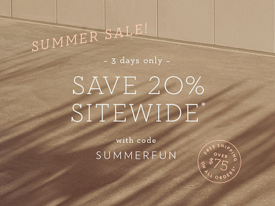 summer sale