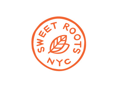 sweet roots nyc food home cooking leaf logo meal planning nyc organic