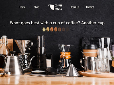 Coffee Shop Landing Page