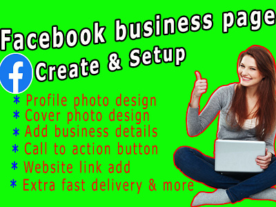 I will page create, setup & optimize your Facebook business page
