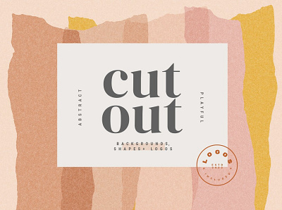 Cutout - Backgrounds, Shapes + Logos 3d animation app branding design graphic design illustration logo motion graphics ui vector