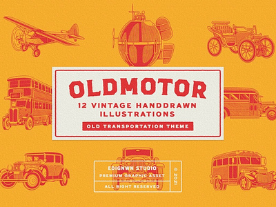 Oldmotor - Vintage Illustrations