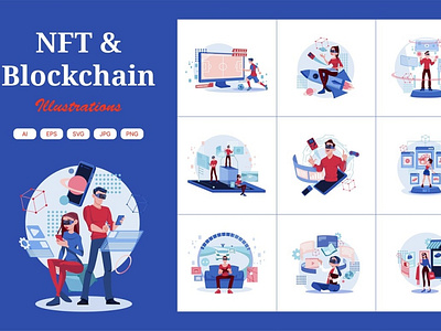 M386_NFT & Blockchain Illustrations