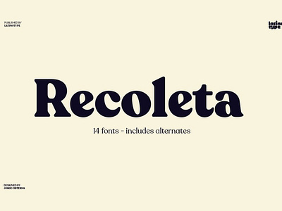 Recoleta Font 3d animation app branding design graphic design illustration logo motion graphics ui vector