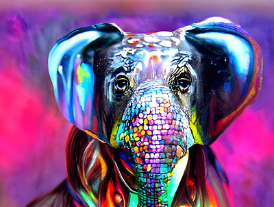 Spirit Elephant ai animal design elephant illustration product design spirit animals spirit elephant