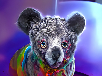 Spirit Koala ai animal graphic design illustration koala spirit animal