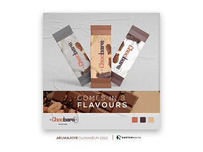 Chocolate packaging design ( Chocbars ) adobe illustrator brand identity brand packaging branding chocolate chocolate branding design food and beverages food packaging graphic design logo packaging design photoshop