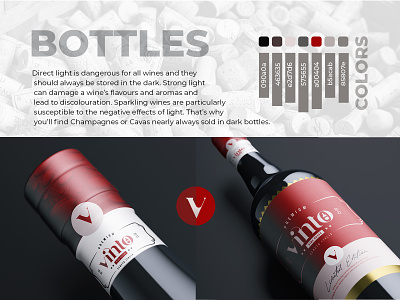 Wine bottle design (Vinto wine brand)