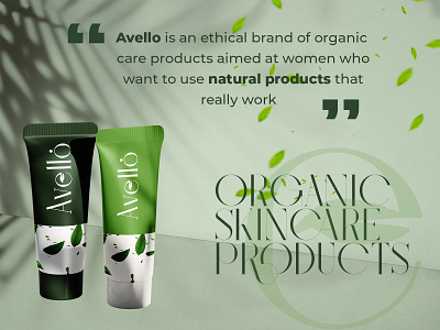 Branding for Skincare products (Avello) adobe illustrator brand identity brand packaging branding design graphic design
