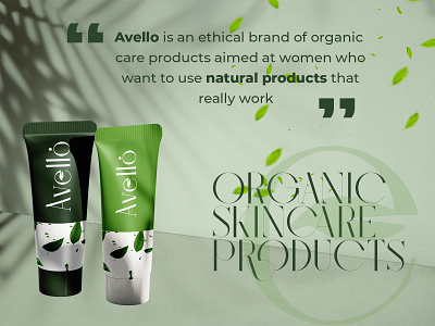 Branding for Skincare products (Avello)