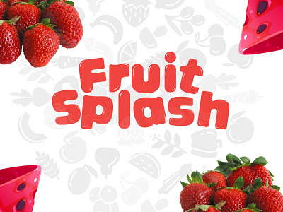Fruit Splash Logo adobe photoshop brand identity brand packaging branding design food and beverage fruit graphic design logo