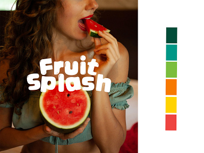 Fruits drink logo design