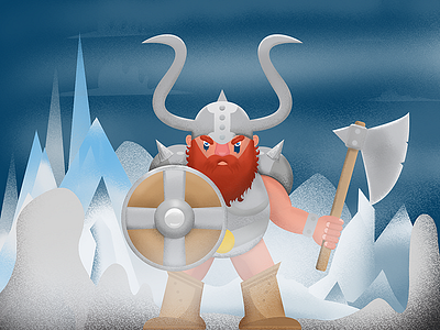 Viking Warrior armor axe beard fighter norse north shield snow viking warrior