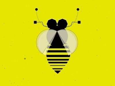 Bee 2d animation bee graphic