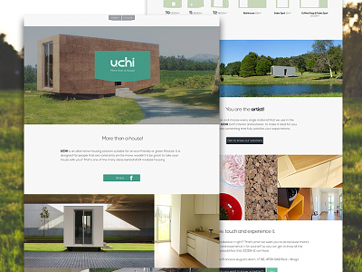 Uchi Website by Sétima braga layout modular housing portugal responsive uchi ui ux web webdesign website