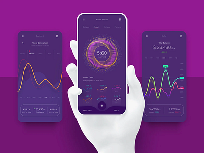 TSW Wallet account app design chart crypto data visualization digital finance fintech graph mobile design mobile ux ui ui ux uiux ux wallet