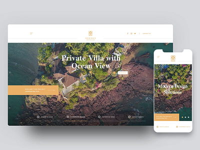 Your Space Website landingpage layout layout design mobile modern page responsive ui user layout web web page webdesign website website design