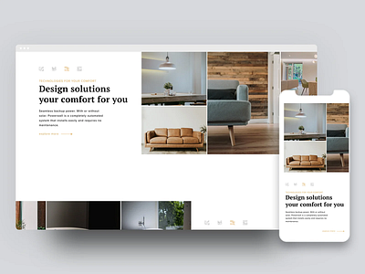 Your Space Website by Varant for Ensooo on Dribbble