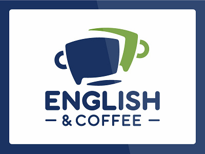 Logo English Coffee branding clean design digital graphics logo logotype vector visual