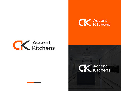 Accent Kitchens Logo Design.
