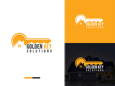 Golden Key Solutions branding graphic design logo