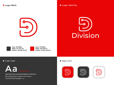 Division branding graphic design logo