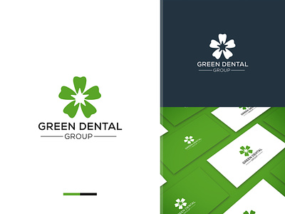 Green Dental Group branding graphic design logo