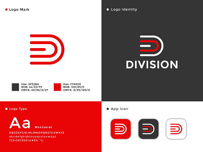 Division branding graphic design logo