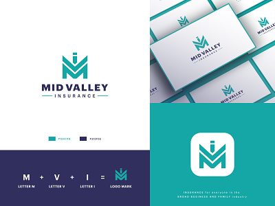 Mid Valley branding graphic design logo