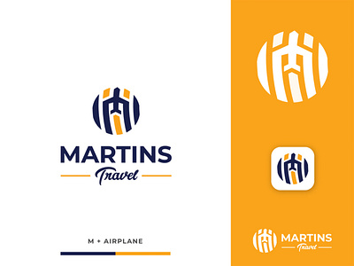 Martins Travel branding graphic design logo