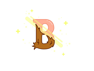 B is for Beast disney disney alphabet ottawa type typography