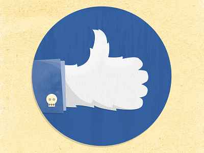 Like Me? beige blue facebook hairy icon monster texture ui user interface