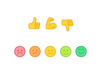 Exploring Emojis emoji emotions happy icon sad strong arm thumbs down thumbs up tritonwear
